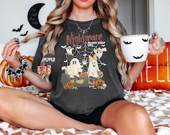 Comfort Colors Disneyland Halloween Nightmare Shirt, Mickey Minnie Halloween Shirt, Vintage Disneyworld Halloween Shirt, Mickey Not So Scary