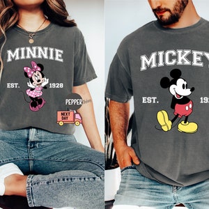 Comfort Color Gift, Vintage Walt Disneyworld Shirt, Disney All Characters Shirt,Mickey And Minnie Shirt,Disney Group Shirt,Disney Family Tee