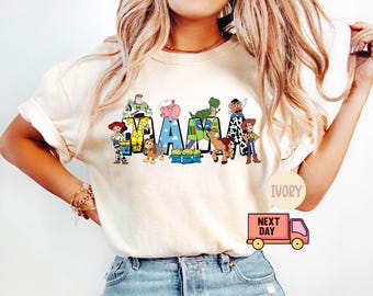 Camiseta Comfort Colors® Mamá Toy Story, Camiseta Mamá Dibujos Animados, Camiseta Mamá Retro Toy Story, Camiseta Mamá Mágica, Camiseta del Día de la Madre, Regalo para Mamá