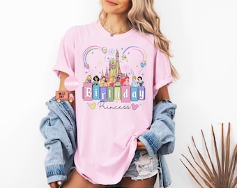 Birthday Princess Toddler Shirt,Custom Birthday Shirt,Personalized Birthday Gift,Birthday Kids Shirt,Custom Princess Shirt,Toddler Kids Gift