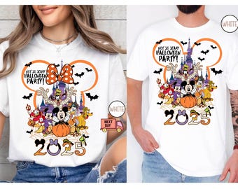 Comfort Colors® Disney Halloween 2025 Shirt, Not So Scary Halloween Shirt, Disney Family Halloween Shirts, Disney Trip Shirt, Halloween Gift
