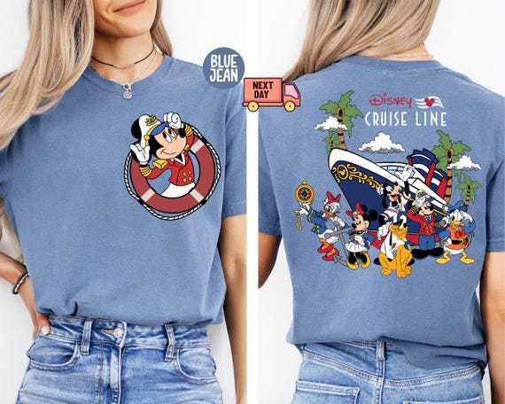 Comfort Colors® パーソナライズ ディズニー クルーズ ミッキー