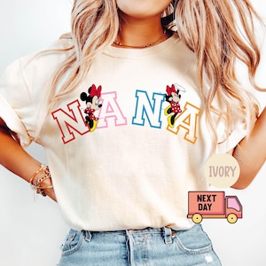 Comfort Colors® Minnie Nana Shirt, Nana T-Shirt, Nana Tee, Cute Nana Shirt, Gift for Nana, Grandma Gift, Grandmother Shirt, Grandma Gigi Tee