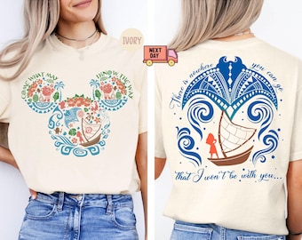 Camiseta Comfort Colors® Disney Moana, camiseta Come What May I Know The Way, camiseta Disney Adventure, camiseta WDW Trip, camiseta Moana con orejas de Mickey Mouse