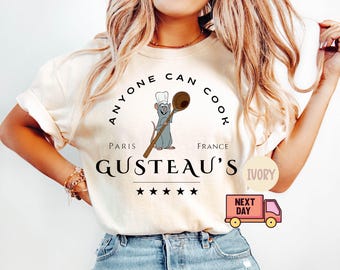 Comfort Colors® Disney Ratatouille Shirt, Disney Cute Mouse Shirt, Chef Remy Shirt, Pixar Ratatouille Shirt,Remy Gusteau's Shirt,Disney Trip