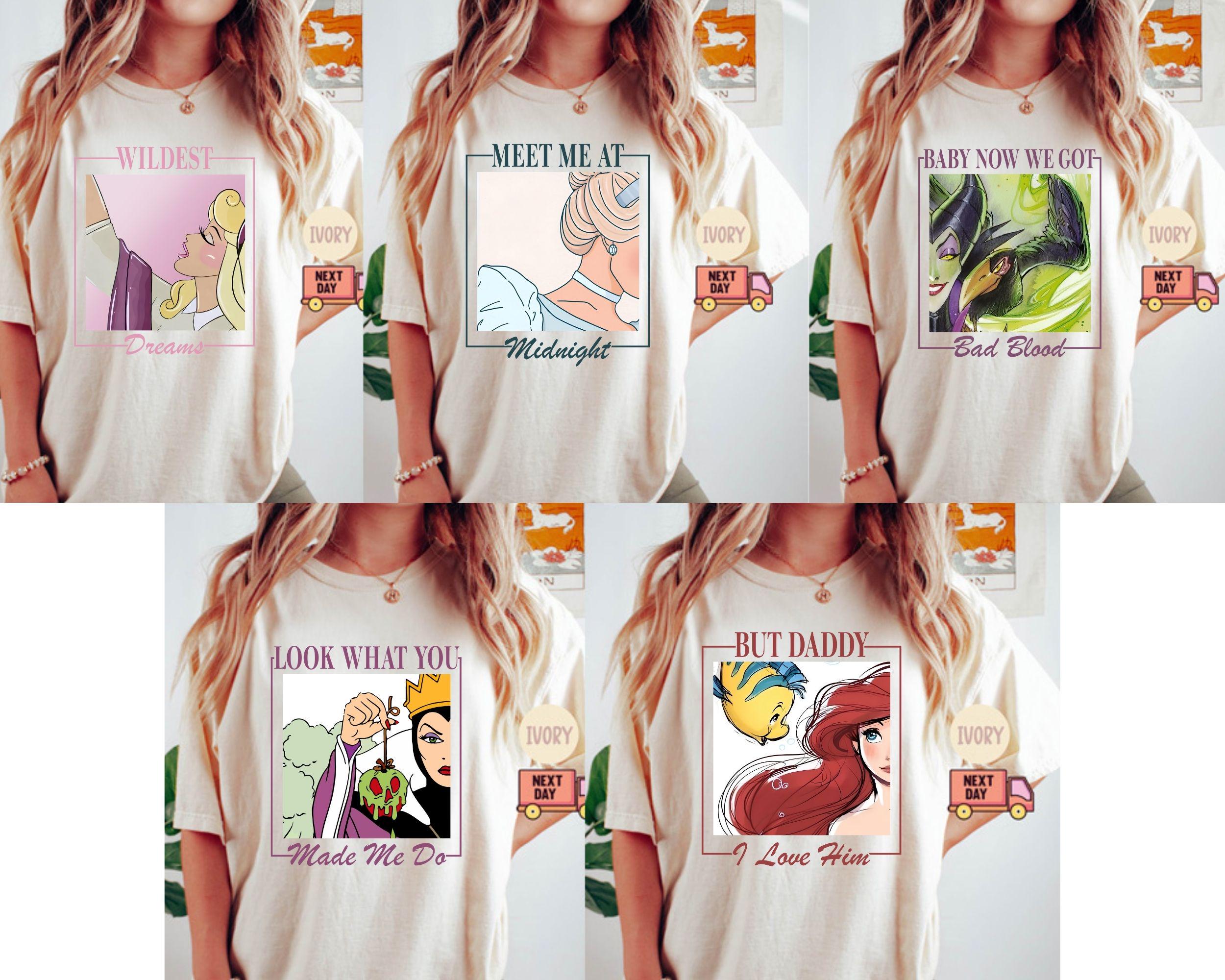 Komfort Farben Disney World Shirt, Wildest Dreams T-Shirt, Treff mich um Mitternacht Cinderella Shirt, Disney Prinzessin T-Shirt, Magical Parks Shirt