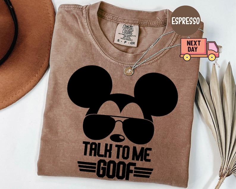 Comfort Colors® Talk To Me Goof Mickey Mouse Shirt, Husband Tee, Dad Shirt, Disneyworld Trip Shirt, Disney Trip Shirt, Fathers Day Shirt image 7