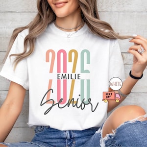 Comfort Colors® Custom Senior Class of 2026 Shirt, Personalized Graduation Senior Shirt, Gift for Custom Graduation Shirt, Graduation Gift