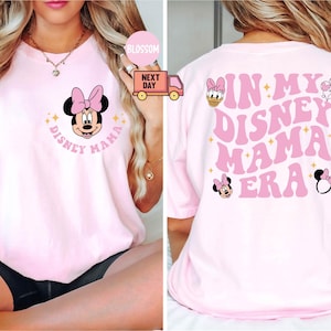 Comfort Colors® In My Disney Mama Era Shirt, Disneyland Family Trip Tee, Minnie Mom Shirt, Girls Disney Shirt, Disney Mom Tee, Mothers Gift image 3