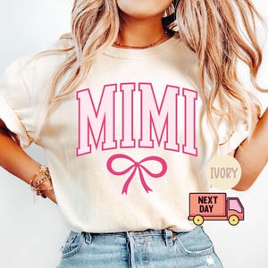Comfort Colors® Mimi Shirt, Mimi T-Shirt, Mimi Tee, Cute Mimi Shirt, Gift for Mimi, Grandma Gift, Grandmother Shirt, Grandma Mimi Gigi Tee