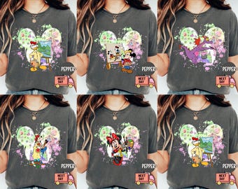 Disney Epcot Art Festival Shirt, Figment Painter Sweatshirt, Mickey And Mouse Artist T-Shirt, Walt Disneyworld Painter Tee,Disney Trip Shirt