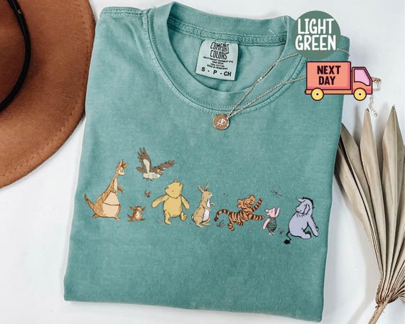 Comfort Colors® Winnie The Pooh And Friends Shirt, Disney Pooh Shirt, Disneyland Shirt, Pooh Bear Shirt, Disney Shirt, Disney Trip T-Shirt