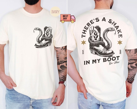 Comfort Colors® Toy Story Mens Shirt, There's A Snake in My Boot