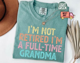 Comfort Colors® Ruhestandsgeschenke für Frauen, Ruhestandsgeschenk, Ruhestandsgeschenk für Frauen, Geschenk Muttertag, Ruhestands-Shirt, für Oma