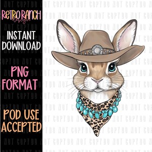 Western Easter PNG | TShirt Design | Sublimation | Digital Download | Digital Design | Trendy TShirt | PNG Download | Easter | Turquoise