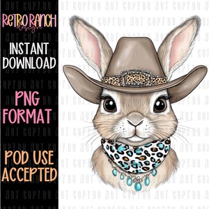 Western Easter PNG | TShirt Design | Sublimation | Digital Download | Digital Design | Trendy TShirt | PNG Download | Easter | Turquoise