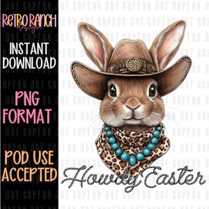 Howdy Easter PNG | TShirt Design | Sublimation | Digital Download | Digital Design | Trendy TShirt | PNG | PNG Download | Easter | Western