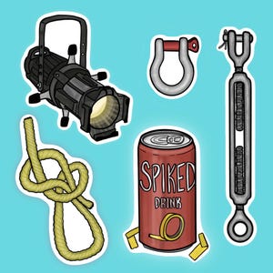 Tech Theatre Stickers