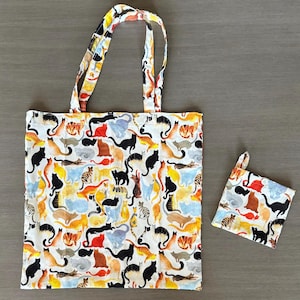 Handgefertigte Faltbare Tote Bag & Tragetasche