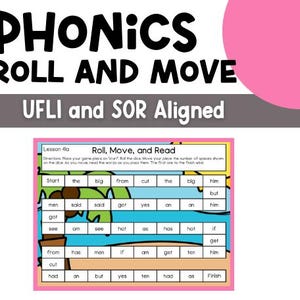 May include: A colorful game board with a beach theme. The board has a grid with words like "start", "the", "big", "from", "cut", "men", "said", "got", "yes", "an", "him", "but", "see", "am", "hot", "as", "has", "if", "get", "ten", "had", and "finish". The game is designed to help children learn phonics.