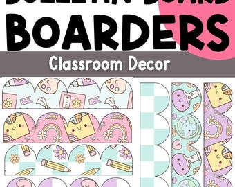Back to School Bulletin Board Borders Classroom Decor