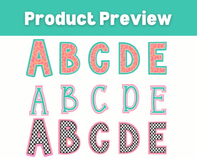 Printable Bulletin Board Letters A-Z and Numbers Classroom Decor - Etsy