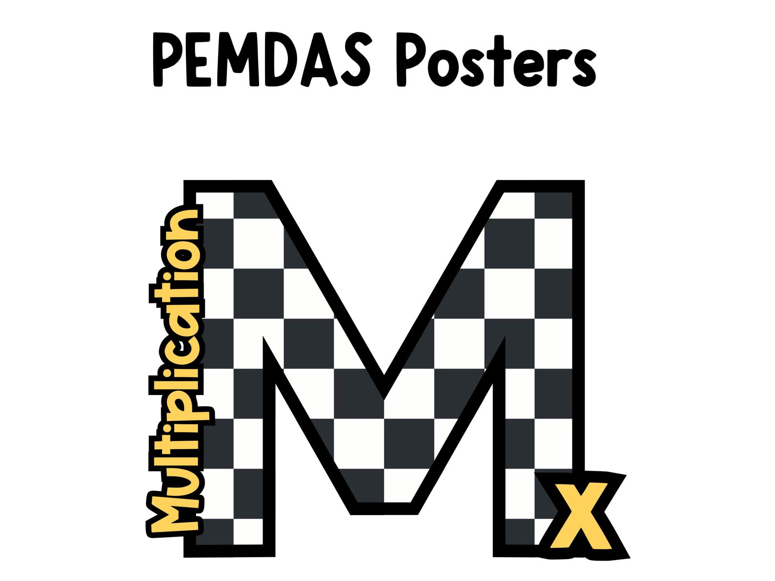 PEMDAS Order of Operations Posters: Retro Math Classroom Decor (PDF ...
