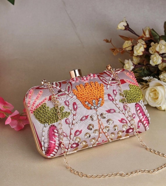 Summer and rose clutch on sale