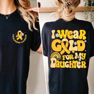 Childhood Cancer Awareness Shirt: Gold Ribbon Warrior Tee