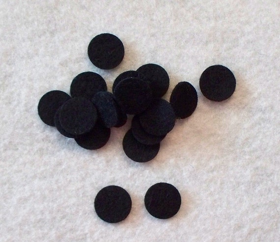 Black Felt Circles