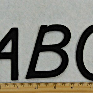 3&quot; D&#39;Nealian font Alphabet UPPER Case - Your choice color