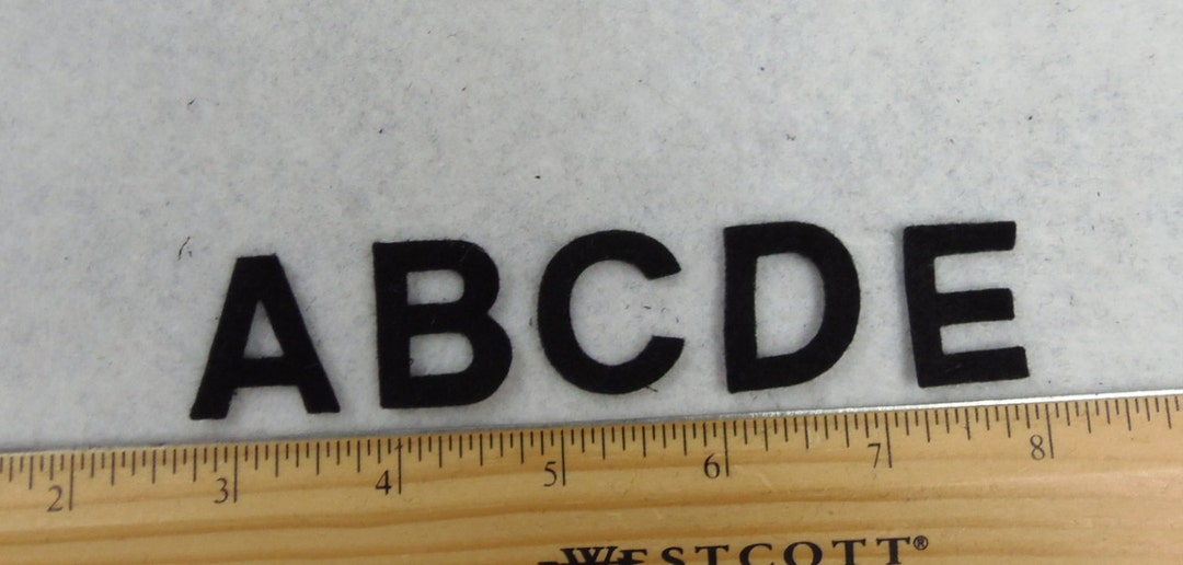Felt Alphabet, A-Z, 26 Letters Patch Precut Craft Supply Upper