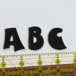 Funhouse 1.25&quot; Alphabet letters craft felt your choice of colors