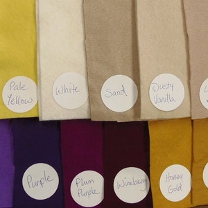 Color Chart for WOOL FELT Blends image 5