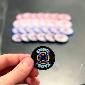 Moneda de desafío de fichas de juego personalizada: ¡moneda de bolsillo para juegos y toma de decisiones! Se debe pedir una cantidad mínima de cinco (5) monedas/fichas