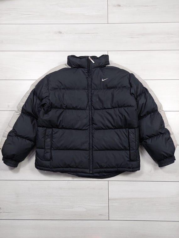 women's nike black puffer jacket