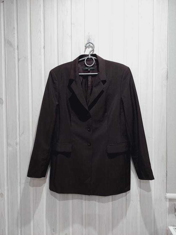 Escada, Vintage ESCADA Ermenegildo Zegna jacket for women, wool mohair