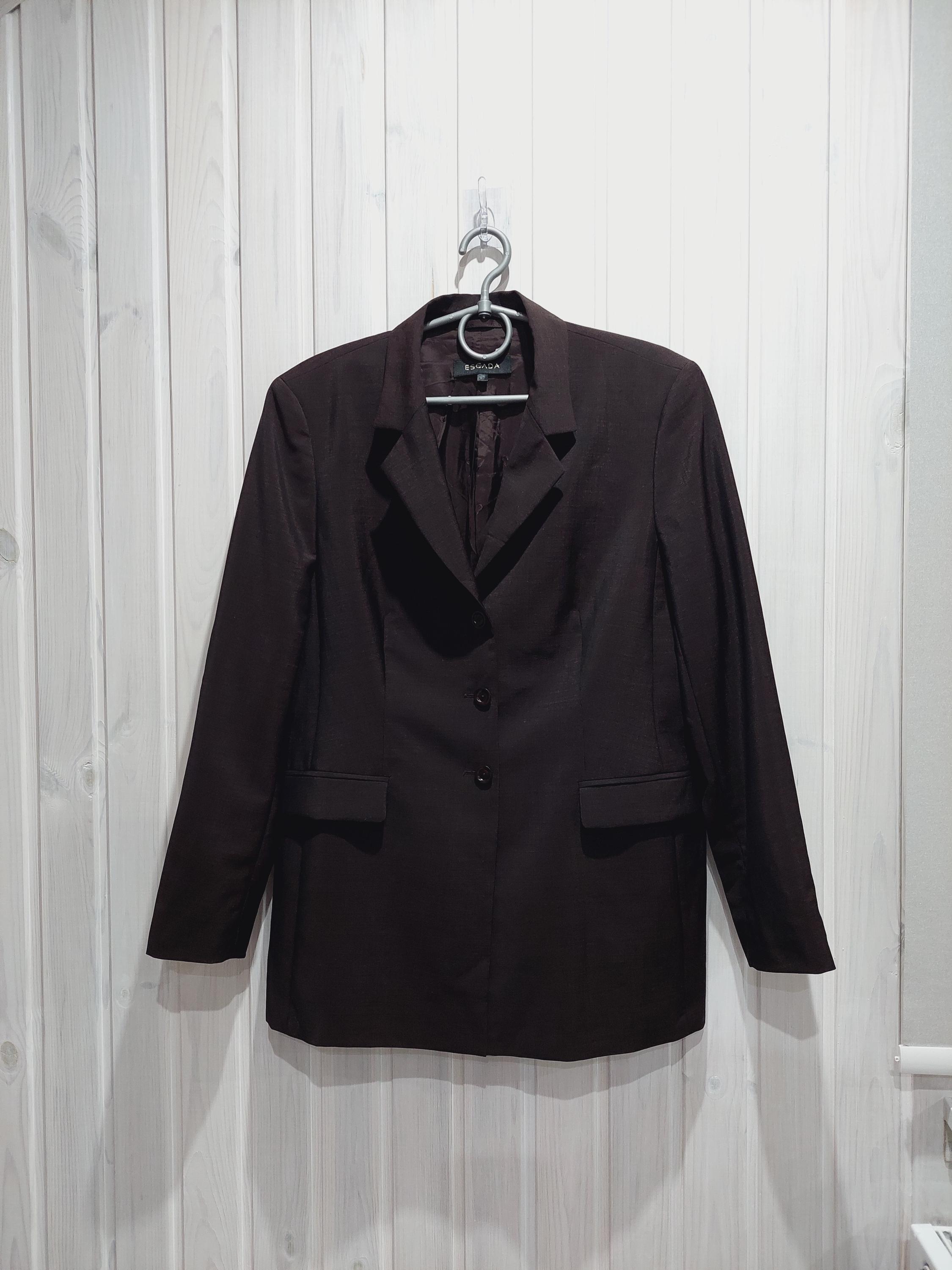 Escada, Vintage ESCADA Ermenegildo Zegna jacket for women, wool mohair
