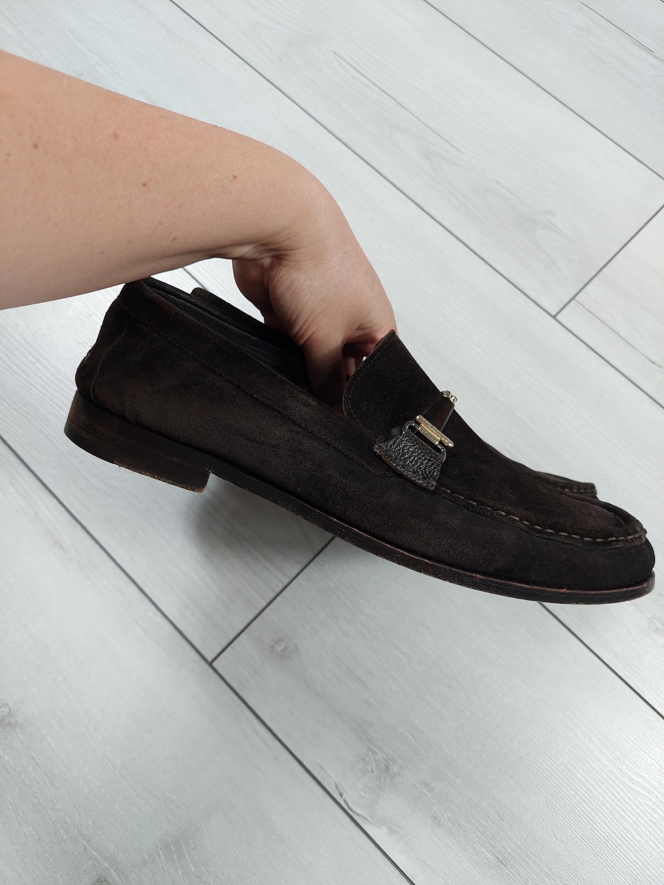 LIKE NEW Ermenegildo Zegna Black Suede Slip On Loafer Dress Shoes Men\'s Size 11 Dark Brown SECONDSKIN Mocassin Loafer SS26 33638831 | Zegna US main image 4