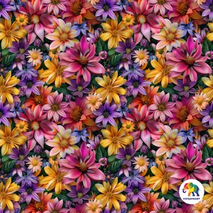 Vraies fleurs 3D transparentes avec des détails complexes, 30 x 30 cm, 300 ppp - Parfait pour le scrapbooking, les travaux manuels et les projets de décoration intérieure