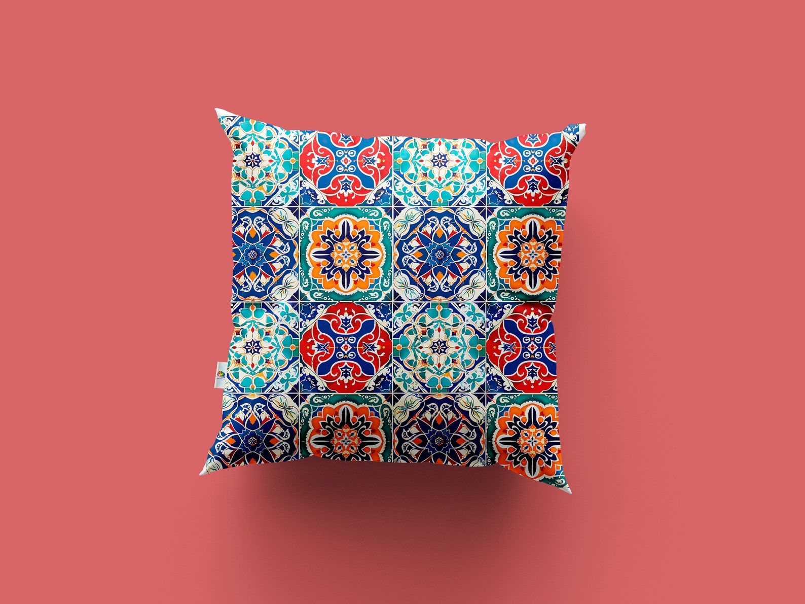 Seamless Colorful Turkish Tile Pattern 12x12 Inch, 3D Mosaic Design ...