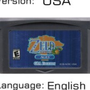 The Legend of Zelda: Oracle of Ages - Gameboy Advance Game Cartridge