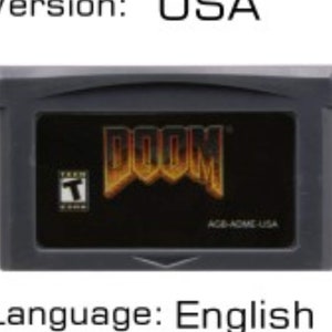 ドゥーム - 任天堂ゲームボーイアドバンス。ケース付きGBAカート ドゥーム - 任天堂ゲームボーイアドバンス。ケース付きGBAカート