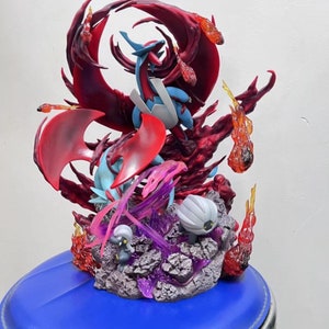 Salamence evolution statue