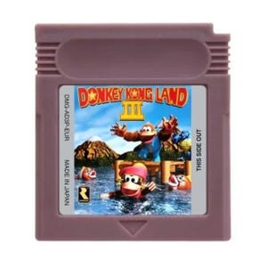 Donkey Kong Land 3 - Gameboy Game Cartridge