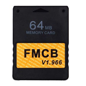 FreeMcBoot (FMCB) PS2 64 MB-geheugenkaarten