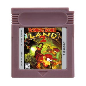 Donkey Kong Land 2 - Gameboy Game Cartridge