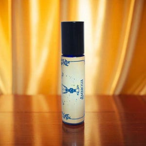 Ambrosia Perfume Oil – Natural Summer Scent with Citrus, Vanilla & Floral | Essential Oil Roll-On | Alchemilla Herbcraft