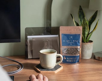 Clarity Tonic for Focus & Mental Clarity | Organic Loose Leaf Herbal Tea | Peppermint, Tulsi