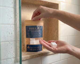 Parowniki prysznicowe Breeze Aromatherapy | Eukaliptus i mięta pieprzowa dla łatwego oddychania